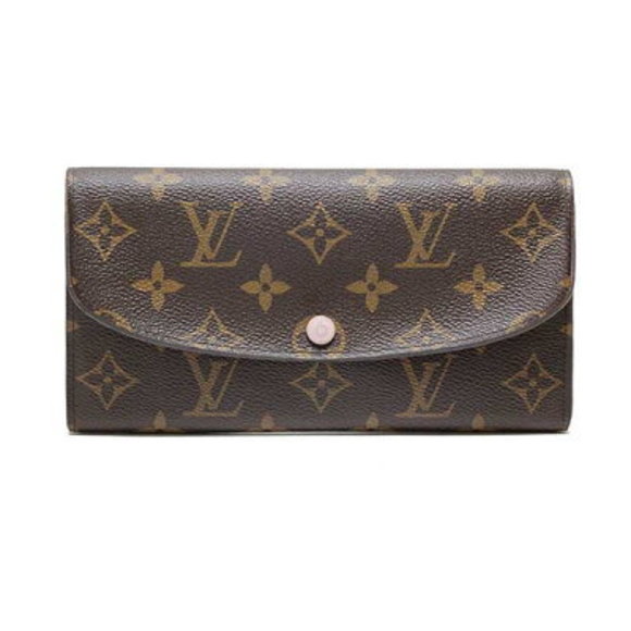 Louis Vuitton Monogram Portefeuille Emily Bifold Long Wallet Rose Pink Ballerine - Picture 1 of 4